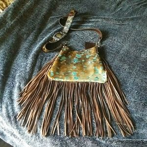 H&M Ranch leather cross body bag